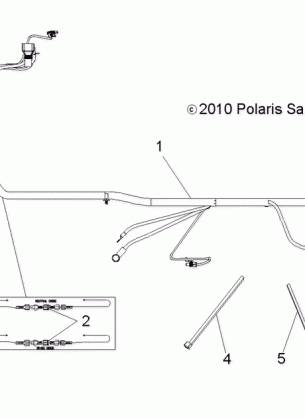 ELECTRICAL WIRE HARNESS - A13EA32FA (49ATVHARNESS11BOSSI)