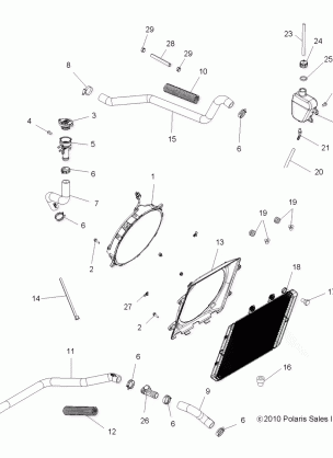 ENGINE COOLING SYSTEM - A12MH76AD / AX / AZ (49ATVCOOL11SP800)