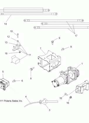 OPTIONS WINCH (Built 1 / 01 / 12 and Before) - A12MH50FF / FX / FY (49ATVWINCH12SP800F)