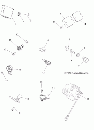 ELECTRICAL SWITCHES and SENSORS and ECM - A12MH76AD / AX / AZ (49ATVELECT11SP800)