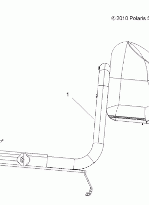 BODY BACKREST - A12MN50ET / EX (49ATVSEATBACK11SP500TR)