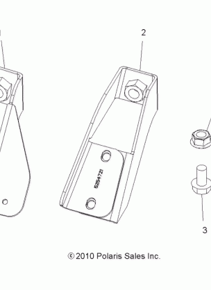 CHASSIS SEATBELT ANCHOR - A12MN50ET / EX (49ATVANCHOR11SP500TR)