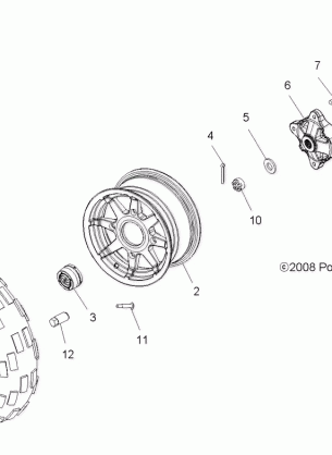 WHEELS FRONT - A12MN50ET (49ATVWHEELFRT09500TR)