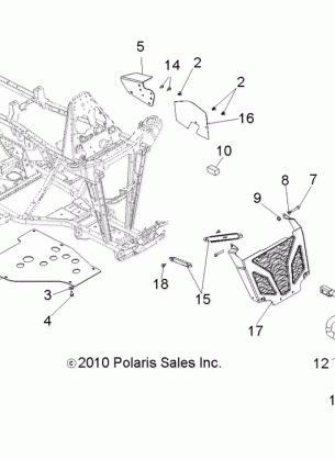 CHASSIS FRONT BUMPER - A12NA32FA (49ATVBUMPER11TBLZR)