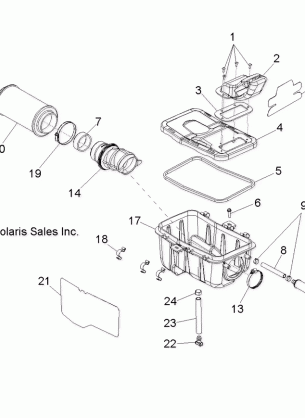 ENGINE AIR INTAKE SYSTEM - A12NG50AA (49ATVAIRBOX12SCRAM)