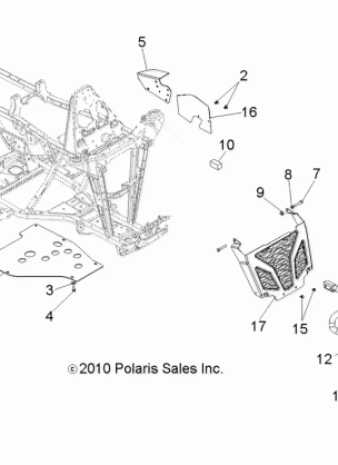 CHASSIS FRONT BUMPER - A12NG50AA (49ATVBUMPER11SCRAM)