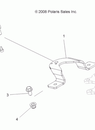 STEERING STEERING LOCK - A12NA32FA (49ATVSTEERINGLOCK09SP500TR)