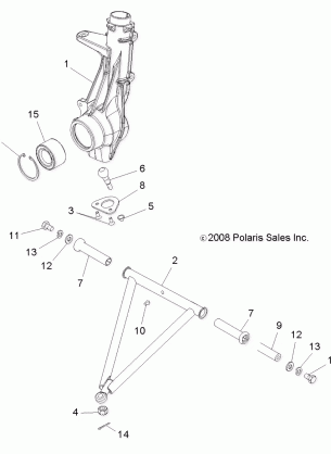 SUSPENSION A-ARM and STRUT MOUNTING - A12NA32FA (49ATVSUSPFRT11TBLZR)