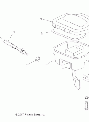 STEERING CONTROLS and THROTTLE - A12NG50AA (49ATVCONTROLS08SCRAM)