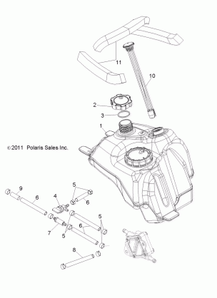 BODY FUEL SYSTEM - A12NA32FA (49ATVFUEL12BOSSI)