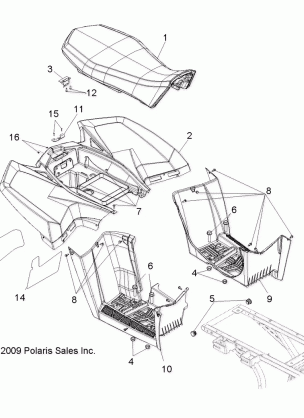 BODY REAR CAB - A12NA32FA (49ATVCABRR10TBI)