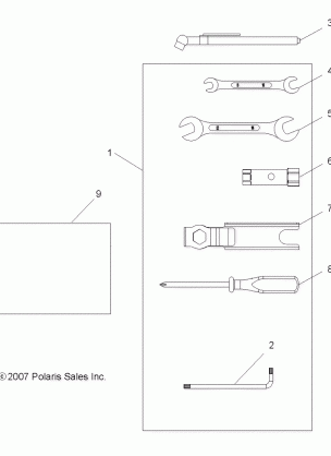 TOOLS TOOL KIT - A12NG50AA (49ATVTOOL08SCRAM)