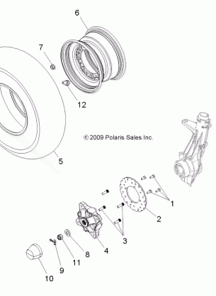 WHEELS FRONT - A12NG50AA (49ATVWHEELFRT10SCRAM)