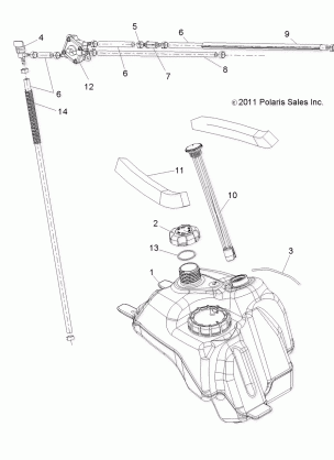 BODY FUEL SYSTEM - A12NG50AA (49ATVFUEL12SCRAM)