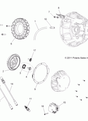 ELECTRICAL IGNITION SYSTEM - A12ZN85AA / AQ / AZ (49ATVMAGNETO12SPTRGEPS850)