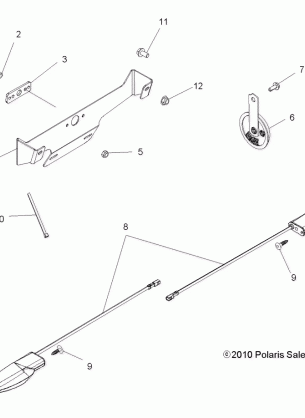 ELECTRICAL TURN SIGNALS and HORN - A12DN5EFR (49ATVTURNSIG11SPTRGEPS850I)