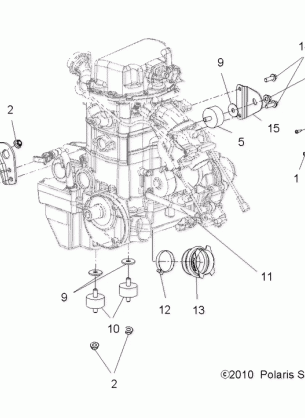 ENGINE MOUNTING - A11CF76AA (49ATVENGINEMTG116X6)