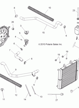 ENGINE COOLING SYSTEM - A11MH46AX / AZ (49ATVCOOL11SP500)