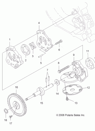 ENGINE OIL PUMP - A11MH46AX / AZ (49ATVOILPUMP09SP500)