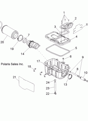 ENGINE AIR INTAKE SYSTEM - A11NG50AA (49ATVAIRBOX10SCRAM)