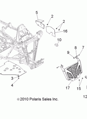 CHASSIS FRONT BUMPER - A11NG50FA (49ATVBUMPER11SCRAMI)