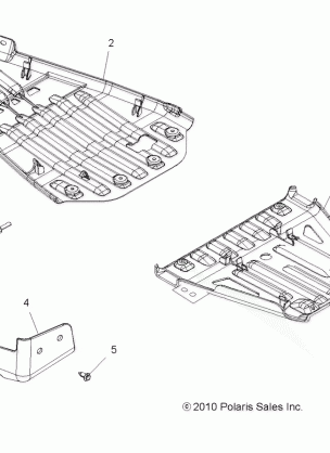 BODY SKID PLATES - A11TN55AA / AZ (49ATVSKIDPLATE11SPTRG550)