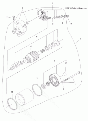 ENGINE STARTING SYSTEM - A11TN55AA / AZ (49ATVSTARTER11SPXP550)