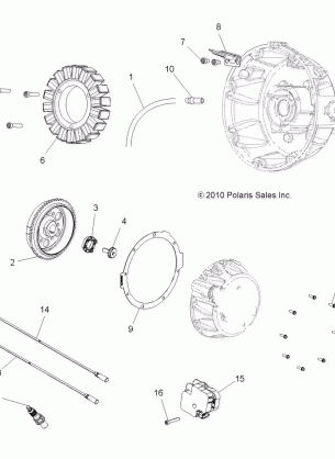 ELECTRICAL IGNITION SYSTEM - A11TN85AA (49ATVMAGNETO11SPXP850)