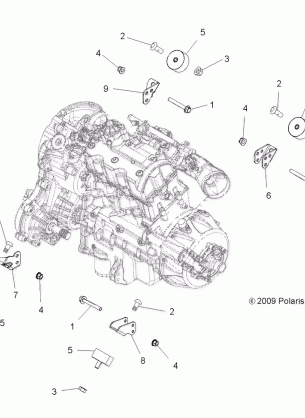 ENGINE MOUNTING - A11TN85AA (49ATVENGINEMTG10SPXP850)