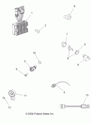 ELECTRICAL SWITCHES SENSORS and ECM - A11DH50FX (49ATVELECT10SP500TRG)