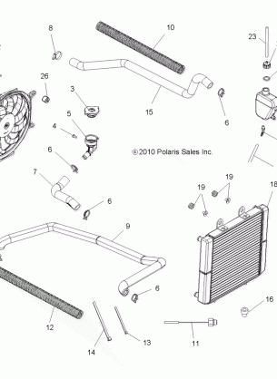 ENGINE COOLING SYSTEM - A11DH50FX (49ATVCOOL11SP500TRG)