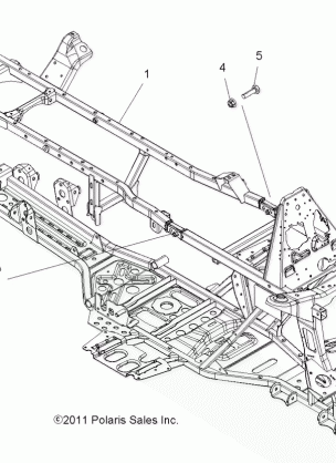 CHASSIS FRAME - A11DH50FX (49ATVFRAME11SPTRG500I)