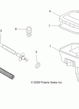 STEERING CONTROLS and THROTTLE - A11DH50FX (49ATVCONTROLS10SPTRG500)