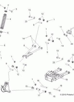 SUSPENSION REAR - A11DH50FX (49ATVSUSPRR10SPTRG500)