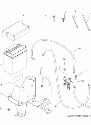 ELECTRICAL BATTERY - A11DH50FX (49ATVBATTERY11SP500TRG)