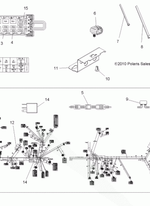 ELECTRICAL HARNESS - A11ZX85FF / FK (49ATVHARNESS11SPFOR850)