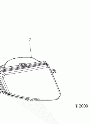 ELECTRICAL HEADLIGHTS - A10LH27AX / AZ (49ATVHEADLTASM10HAWK)