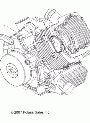 ENGINE SHORT BLOCK - A10LH27AX / AZ (49ATVENGINE08SP300)