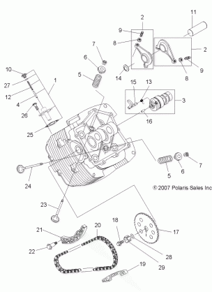 ENGINE VALVES and CAMSHAFT - A10LH27AX / AZ (49ATVVALVE08SP300)