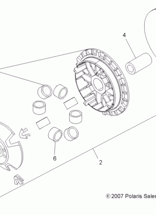 DRIVE TRAIN PRIMARY CLUTCH - A10LH27AX / AZ (49ATVPRIMARY08SP300)