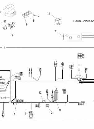 ELECTRICAL HARNESSES - A10MH50AJ / AX / AZ (49ATVHARNESS10SP500)