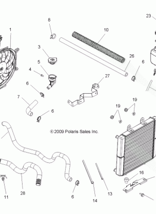 ENGINE COOLING SYSTEM - A10MH50AJ / AX / AZ (49ATVCOOL10SP500)