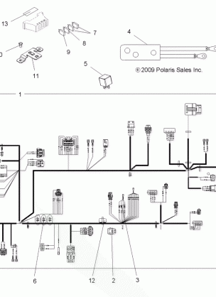 ELECTRICAL HARNESSES - A10MH50FX / FF (49ATVHARNESS10SP500I)