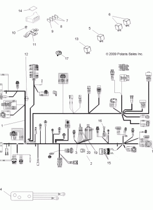 ELECTRICAL HARNESSES - A10MN50ET (49ATVHARNESS10SP500TR)