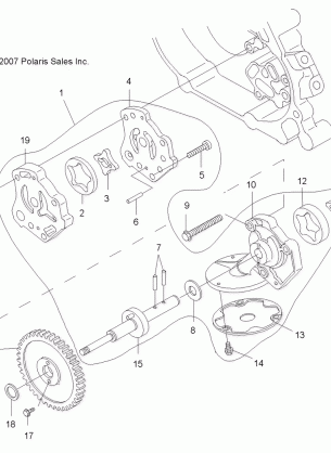 ENGINE OIL SYSTEM and OIL PUMP - A10NG50AA (49OILPUMP08SCRAM)