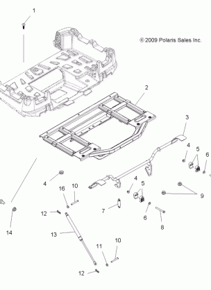 BODY BOX FRAME and LATCH - A10TN55AL / AX (49ATVBOX10SPX2550)