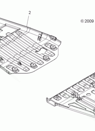 BODY SKID PLATES - A10TN55AL / AX (49ATVSKIDPLATE10SP550X2)