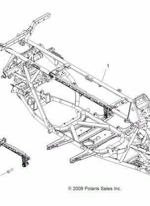 CHASSIS MAIN FRAME - A10TN55AL / AX (49ATVFRAME10SP550X2)