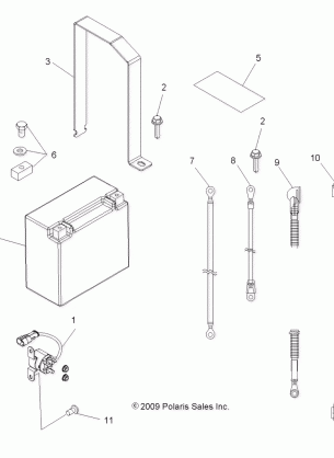 ELECTRICAL BATTERY - A10TN55AL / AX (49ATVBATTERY10SPTRGEPS)