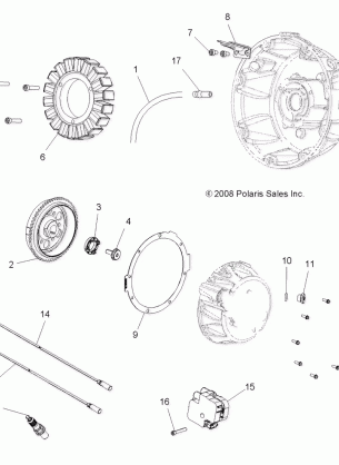 ELECTRICAL IGNITION SYSTEM - A10ZN85AL / AQ / AX (49ATVMAGNETO09SPXP850)